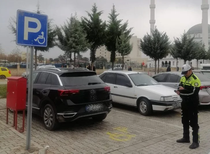 “Engelli Park Yerleri” üzerinde denetim yapıldı