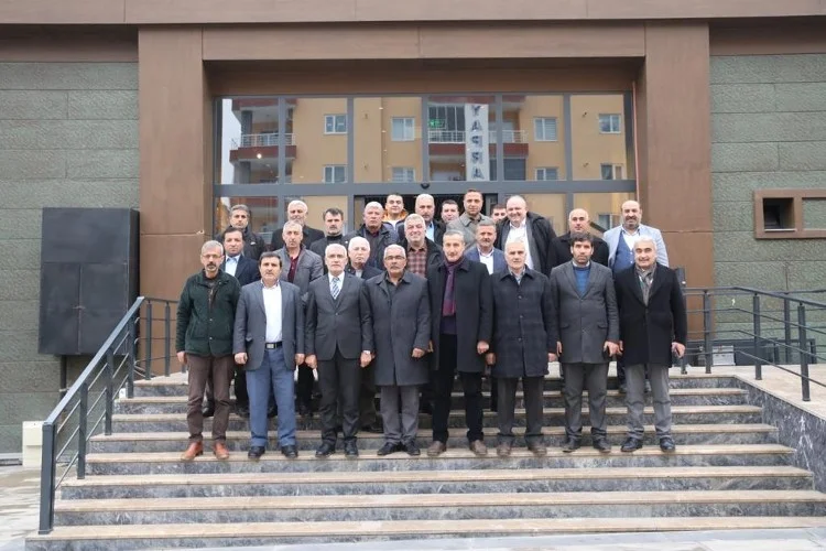 Başkan Güder, Eskimalatya’da görev yapan muhtarlarla bir araya geldi