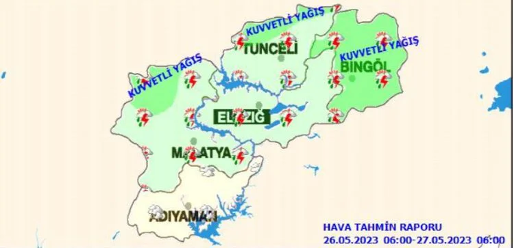 26 Mayıs 2023 Hava Durumu Raporu