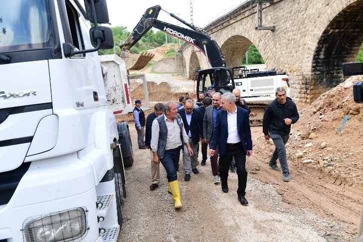 “Beylerderesi ile Çırmıhtı Arasındaki Güzergâhı Düzenli Hale Getiriyoruz”