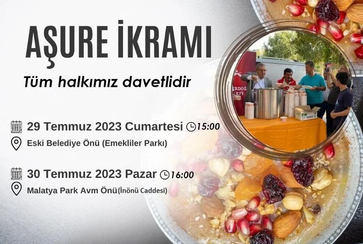 Faik Erdoğan Vakfı’ndan Aşure İkramı Tüm Halkımız Davetlidir.