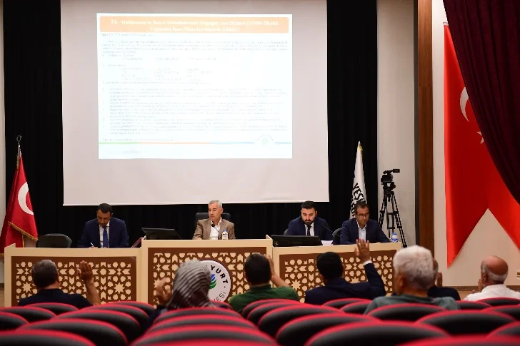 Yeşilyurt Belediye Meclisi Eylül Ayı Toplantısını Yaptı