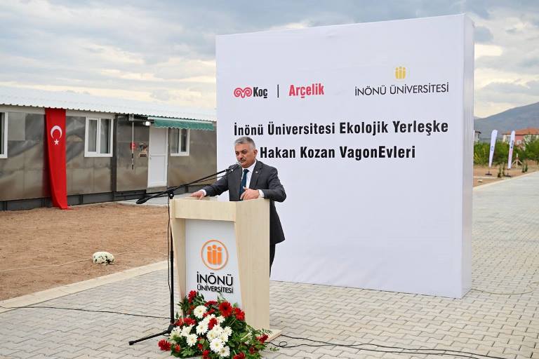 İnönü Üniversitesi Ekolojik Yerleşkesinde Vagonevlerin Açılışı Gerçekleşti.