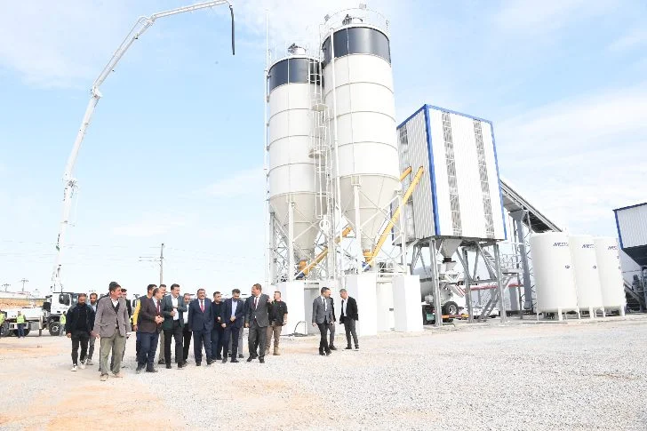 MESTON’a ait beton santrallerinin 10 gün sonra üretime başlayacak