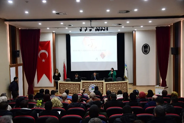 Yeşilyurt Belediyesi Personeline Resmi Yazışma Kuralları ve EBYS Eğitimi Verildi