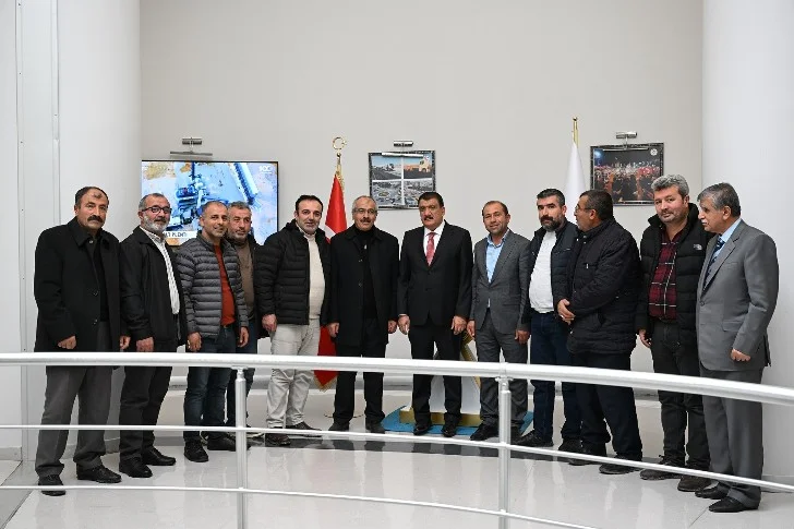 Başkan Gürkan, Recepliler Derneği , Hekimhan Söğütlü Mahalllesi Sakinleri ve Orduzu Bağdat Cami Yaşatma Derneği Yetkilileri ile bir araya geldi