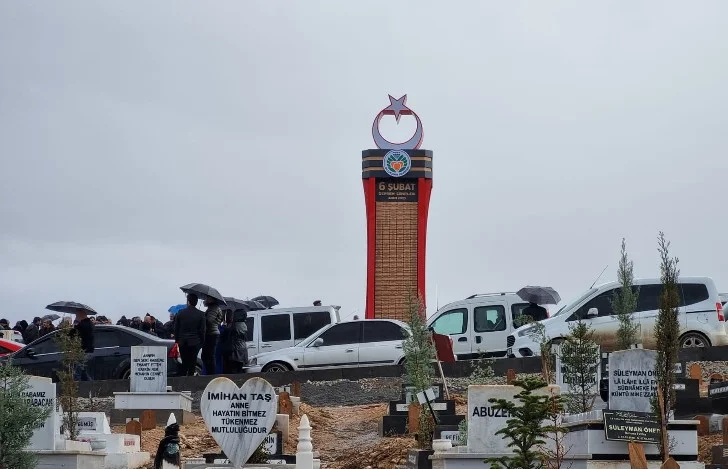 Malatya’da 6 Şubat Deprem Şehitleri Anısına Anıt Yapıldı