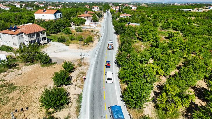 Malatya’da Trafik Güvenliği İçin 870 Bin Metre Yol Çizgisi Çalışması Tamamlandı