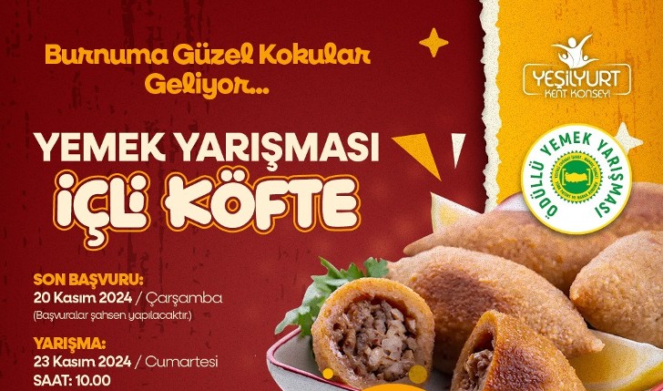 Yeşilyurt Belediyesi ve Kent Konseyi’nden İçli Köfte Yemek Yarışması: Lezzetli Bir Rekabet!
