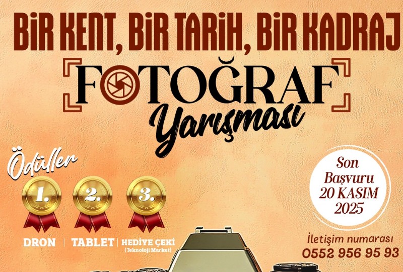Bir Kent, Bir Tarih, Bir Kadraj Fotoğraf Yarışması Başlıyor