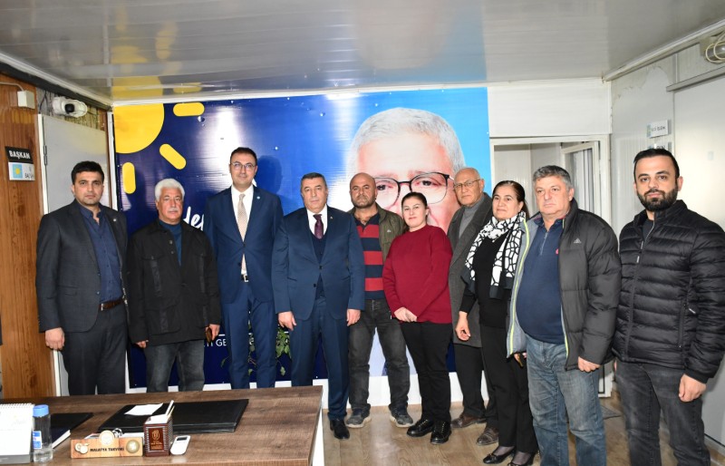 Malatya İçin Ortak Vizyon: Ticaret Borsası Heyeti, İYİ Parti İl Başkanlığını Ziyaret Etti