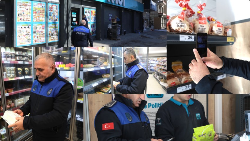 Battalgazi’de Marketlere Sıkı Markaj: Zabıtadan Kapsamlı Denetim Seferi