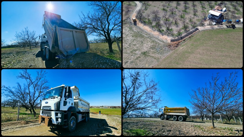Battalgazi’de Ulaşıma Bahar Dokunuşu: Kırsal Mahallelerde Yol Mesaisi Hızlandı