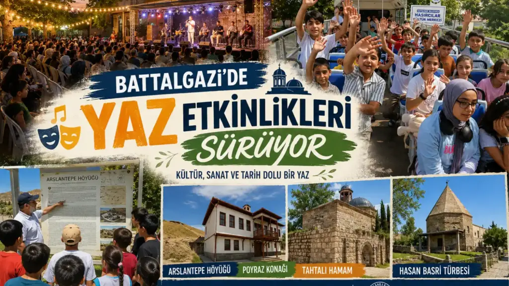 Battalgazi’de Yaz Etkinlikleri İlgi Görüyor
