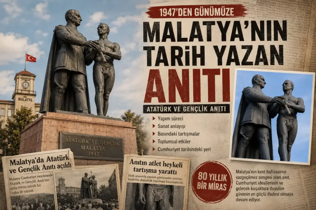 1947 Malatya Atatürk ve Gençlik Anıtı’nın Bilinmeyen Hikâyesi