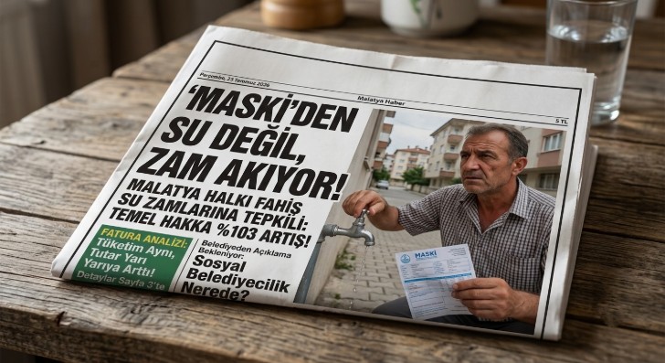 Malatya’da Faturalar Değil, Sabır Taşı Çatlıyor