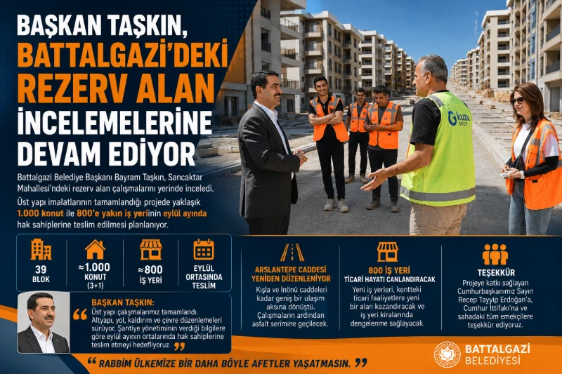 Başkan Taşkın müjdeyi verdi: Eylül’de teslim ediliyor.